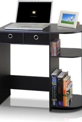 Furinno Go Green Home Laptop Notebook Computer Desk/Table with 2 Drawer...