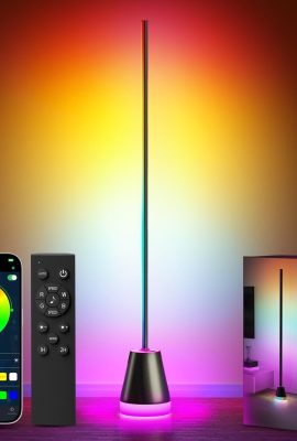 Keepsmile Smart RGB LED Corner Floor Lamp,172 LEDs Bright Standing... Keepsmile Smart RGB LED Corner Floor Lamp,172 LEDs Bright Standing...