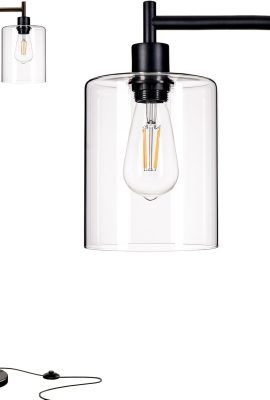 addlon Floor Lamps for Living Room Bright Lighting with Glass lampshade,...