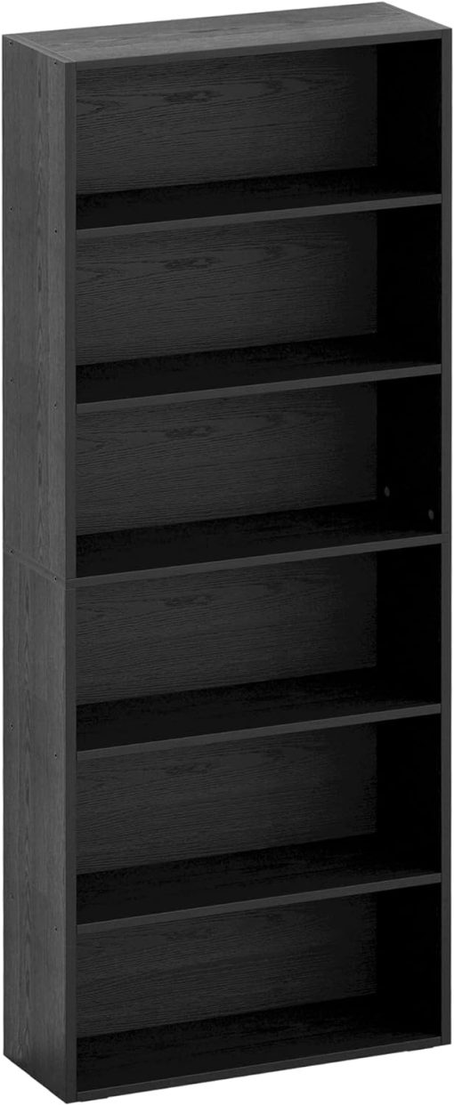 IRONCK Bookshelves and Bookcases Floor Standing 6 Tiers Display Storage Shelves 70 in Tall Bookcase Home Decor Furniture for Home Office, Living Room, Bed Room