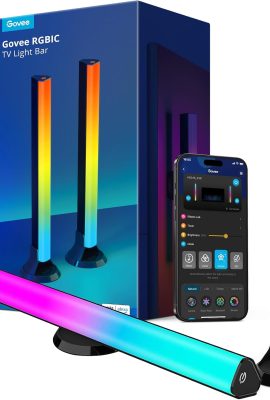 Govee RGBIC Light Bars, 15 Inches WiFi TV Backlight Suitable for 45-70... Govee RGBIC Light Bars, 15 Inches WiFi TV Backlight Suitable for 45-70...