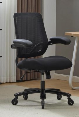 Heavy Duty Office Chair with Mesh Back, 500 lbs Capacity, Wide Seat,...