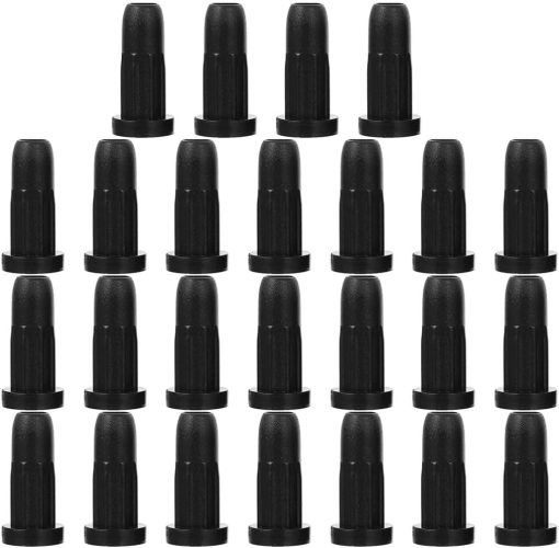 25pcs Caster Socket Sleeve Plastic Caster Socket Round Inserts Chair Wheel Socket Caps Replacement Caster Bar Furniture Hardware for Office Furniture Accessories