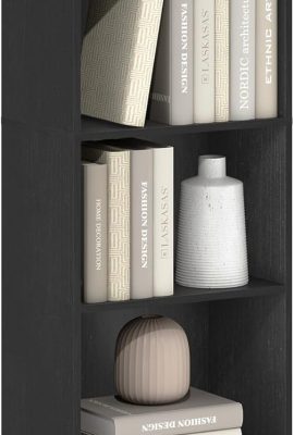Furinno Luder Bookcase / Bookshelf / Storage Shelves, 5-Tier, Blackwood