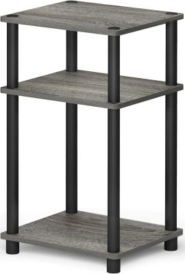 Furinno Just 3-Tier Turn-N-Tube End Table / Side Table / Night Stand...