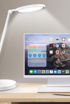 Desk Lamps for Home Office with Stable Base, 1000LM Ultra Bright Eye-Caring...