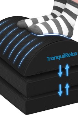 Foot Rest for Under Desk at Work, Gaming Accessories Foot Stool with 3 Adjustable Heights & Washable Cover, Comfortable Office Desk Accessories, Footrest for Office, Home and Car (Black) Foot Rest for Under Desk at Work, Gaming Accessories Foot Stool with 3 Adjustable Heights & Washable Cover, Comfortable Office Desk Accessories, Footrest for Office, Home and Car (Black)