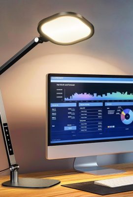 LED Desk Lamp for Home Office, 15W Computer Zoom Lighting with Swing Arm, Memory & Timer Function, Dimmable Desktop Ring Light for Video Calls, Conference, Reading, Streaming, Podcasting LED Desk Lamp for Home Office, 15W Computer Zoom Lighting with Swing Arm, Memory & Timer Function, Dimmable Desktop Ring Light for Video Calls, Conference, Reading, Streaming, Podcasting