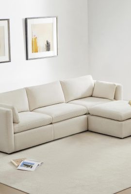 CHITA Oversized Modular Sectional Sofa, FSC Certified L Shaped Sectional...