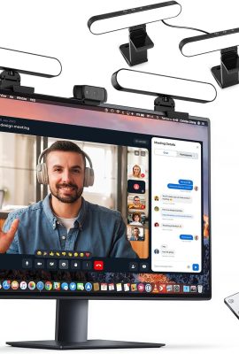 yAyusi Dual-lamp Video Conference Lighting, LED Streaming Light with...