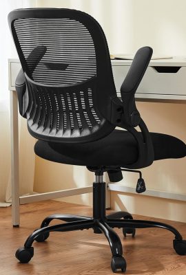 Sweetcrispy Office Computer Desk Chair, Ergonomic Mid-Back Mesh Rolling...