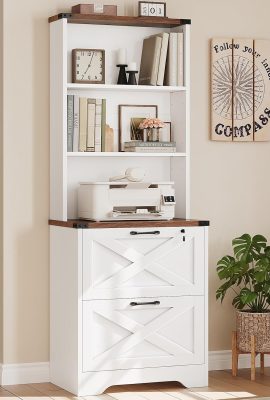 SEDETA 2 Drawer File Cabinet with Lock, Wood Filing Cabinet fits Letter,... SEDETA 2 Drawer File Cabinet with Lock, Wood Filing Cabinet fits Letter,...