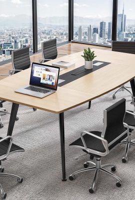 YITAHOME 6FT Conference Table with Power Outlets, 70.8 Inches Boat...
