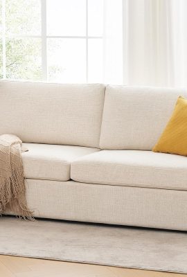 ELUCHANG 85″ Modern Sofa Couches for Living Room, 3 Seater Sofa,...