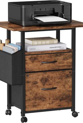 2 Drawer File Cabinet with 24” Extended Desktop, Mobile Filing... 2 Drawer File Cabinet with 24” Extended Desktop, Mobile Filing...