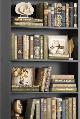 FOTOSOK 6-Tier Open Bookcase and Bookshelf, Freestanding Display Storage...