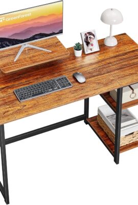 GreenForest Computer Desk with Monitor Stand,47 inch Home Office Desk...