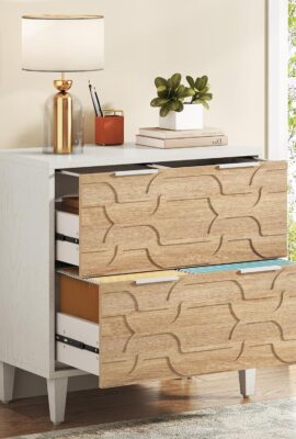 Tribesigns 2-Drawer File Cabinet, Lateral Filing Cabinet for A4/Letter/Legal...