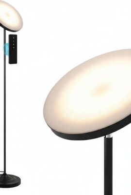 Upgraded Floor Lamp, 30W/2600LM Super Bright Floor Lamp with Remote...