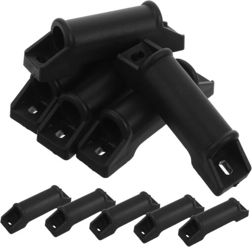 SEWOART Gaming Chair Footrest Attachment Replacement Sliders for Recliner and Office Chairs Heavy Duty Smooth Glide Plastic Rails Furniture Foot Rest Parts 4.72 Inch