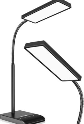 LEPOWER Desk Lamp, 800LM LED for Home Office, 12W Reading for Desk, Eye-Caring Light, Touch Table Gooseneck Lamp, 50 Lighting Modes, Bright for Bedroom, Study (Black) LEPOWER Desk Lamp, 800LM LED for Home Office, 12W Reading for Desk, Eye-Caring Light, Touch Table Gooseneck Lamp, 50 Lighting Modes, Bright for Bedroom, Study (Black)
