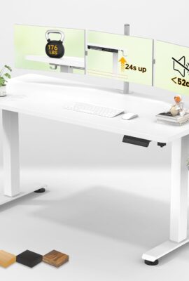 Veken 55 Inch Large Electric Standing Desk,Sit to Stand Up, Heights...