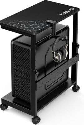 Height Adjustable Computer Tower Stand, 2-Tier ATX-Case CPU Holder... Height Adjustable Computer Tower Stand, 2-Tier ATX-Case CPU Holder...