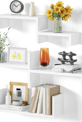 SRIWATANA Floating Shelves for Wall, Wall Shelves for Bathroom, Bedroom,...