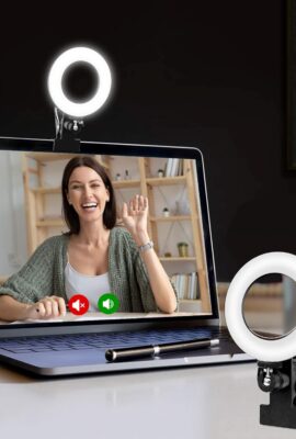 Video Conference Lighting Kit, Ring Light for Monitor Clip On,for...