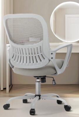 Sweetcrispy Home Office Managerial Executive Chair, Ergonomic Mesh...