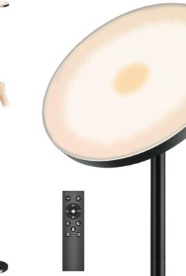 Super Bright Floor Lamp for Living Room, Stepless Dimmable LED Standing...