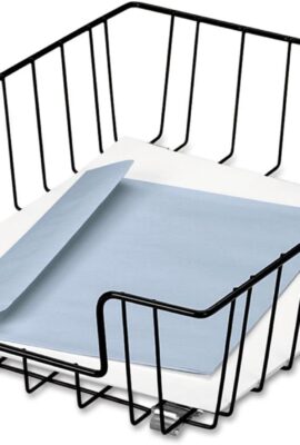 Fellowes Workstation 3″ Letter Desk Tray Organizer, Wire, Black (60112)