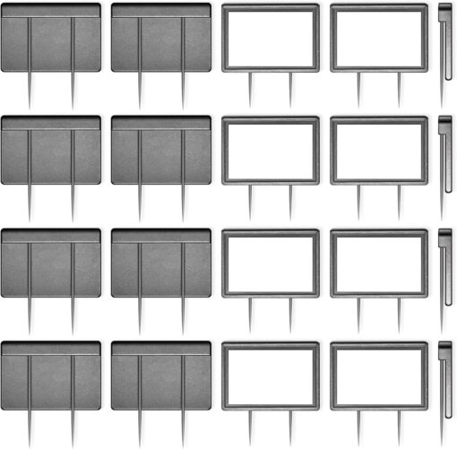 Amylove 20 Pcs Black Cubicle Pins Partition Pins Cubicle Accessories Fabric Partition Nameplate Brooch for Office Brooch Decor, Furniture, Office Signs, and Fabric Mounting