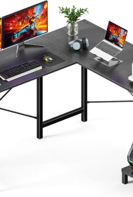 DUMOS L Shaped Desk Computer Gaming Corner Table 50 Inch Home Office...