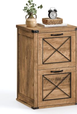VASAGLE File Cabinet, Filing Cabinet with 2 File Drawers, Printer...