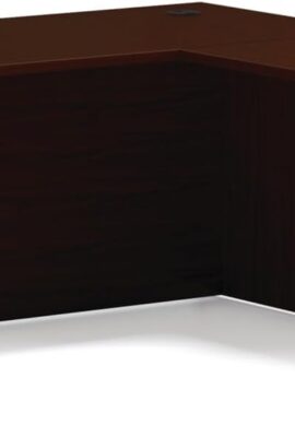 HON MOD L-Desk with Dual Pedestals, Home Office L Shape Executive Desk with Drawers, 66″ W x 72″ D, Mahogany