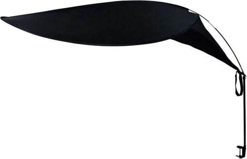 65″ office cubicle desk shade,designed for light sensitive workers,idea for office cubicles and desk canopy,block overhead light Black（patent is on the way