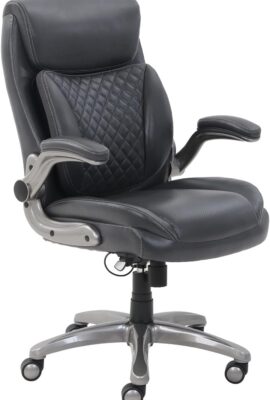 Amazon Basics Ergonomic Executive Office Desk Chair with Lumbar Support,...