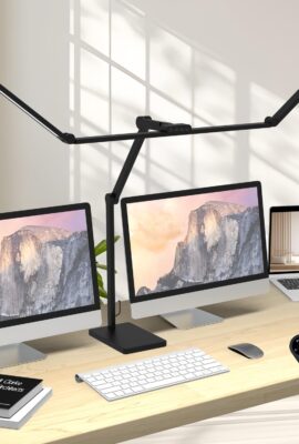 36W 3000LM Ultra Bright Architect Desk Lamp with Base, 47.4Inches...