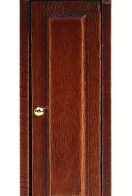 Miniature Dollhouse Grandfather Clock Set, 1:12 Scale Mini Doll House Furniture Accessories, Victorian Decoration for Living Room, Bedroom, Kitchen, Home, Office, Small Wooden Rustic Essential Decor