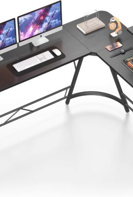 Mr IRONSTONE 63″ L Shaped Computer Desk, Corner Desk, Home Office...