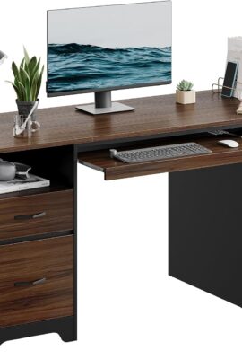 Bestier 59” Computer Desk with 4 Drawers, Office Desk with Storage,...