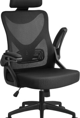 Yaheetech Ergonomic Office Chair, High Back Desk Chair with Headrest...