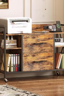 Office File Cabinet, 2 Drawer File Cabinets with Lock, Filing...