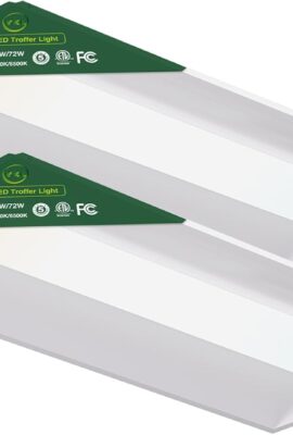 YXL 2×4 LED Troffer Light, 5CCT Switch LED Drop in Ceiling Light...