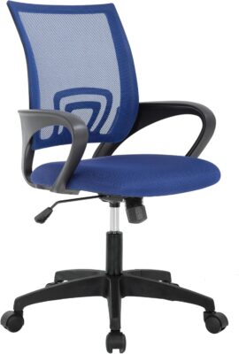 BestOffice | Ergonomic Office Chair | Mid-Back Swivel Desk...