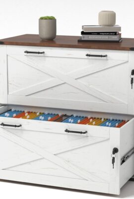 VINGLI 2 Drawer File Cabinet with Lock, Home Office Filing...