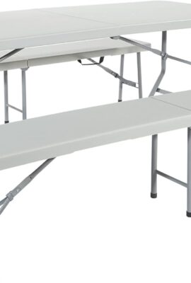 Office Star Resin Furniture for Indoor or Outdoor Use, 3-Piece...